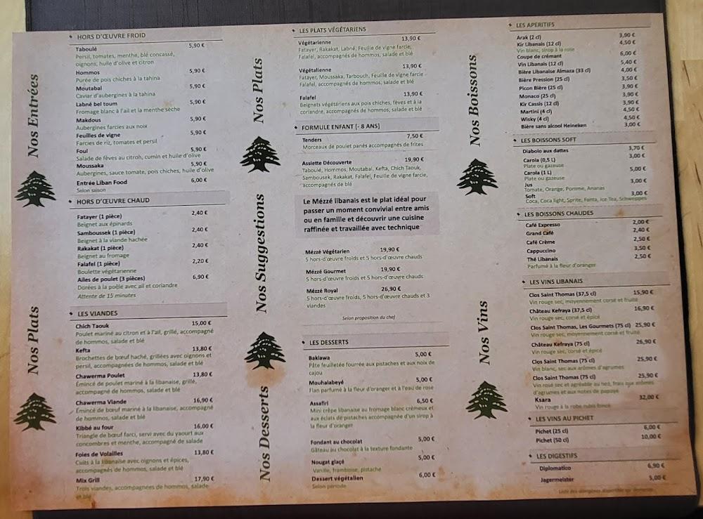 Liban FooD - Menu Image 1